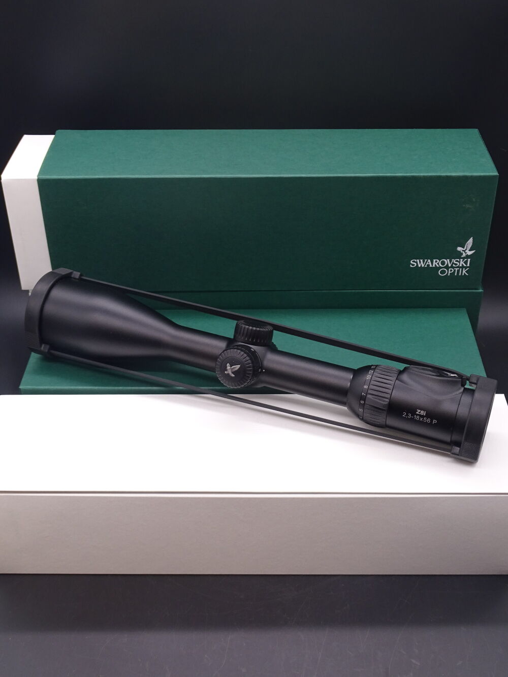 Swarovski Z8i 2,3-18x56 Zielfernrohr mit beleuchtetem Absehen L BRX